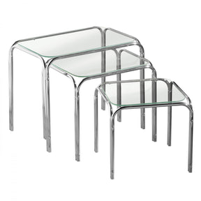 Nest Of 3 Tables Silver