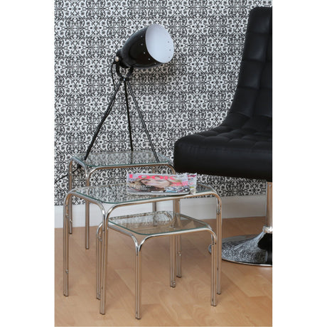 Nest Of 3 Tables Silver