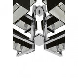 Dankel 12 Bulb Pendant Light Silver