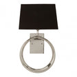 Dankel Wall Light With Ring Base Silver