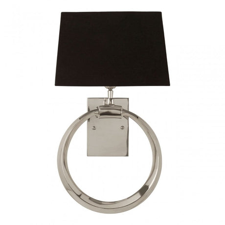 Dankel Wall Light With Ring Base Silver