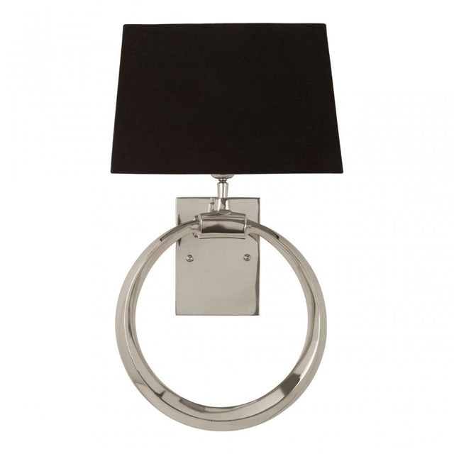 Dankel Wall Light With Ring Base Silver