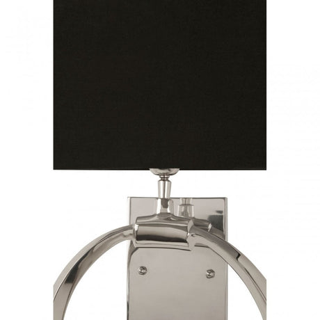 Dankel Wall Light With Ring Base Silver