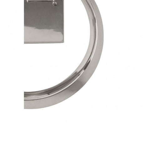 Dankel Wall Light With Ring Base Silver