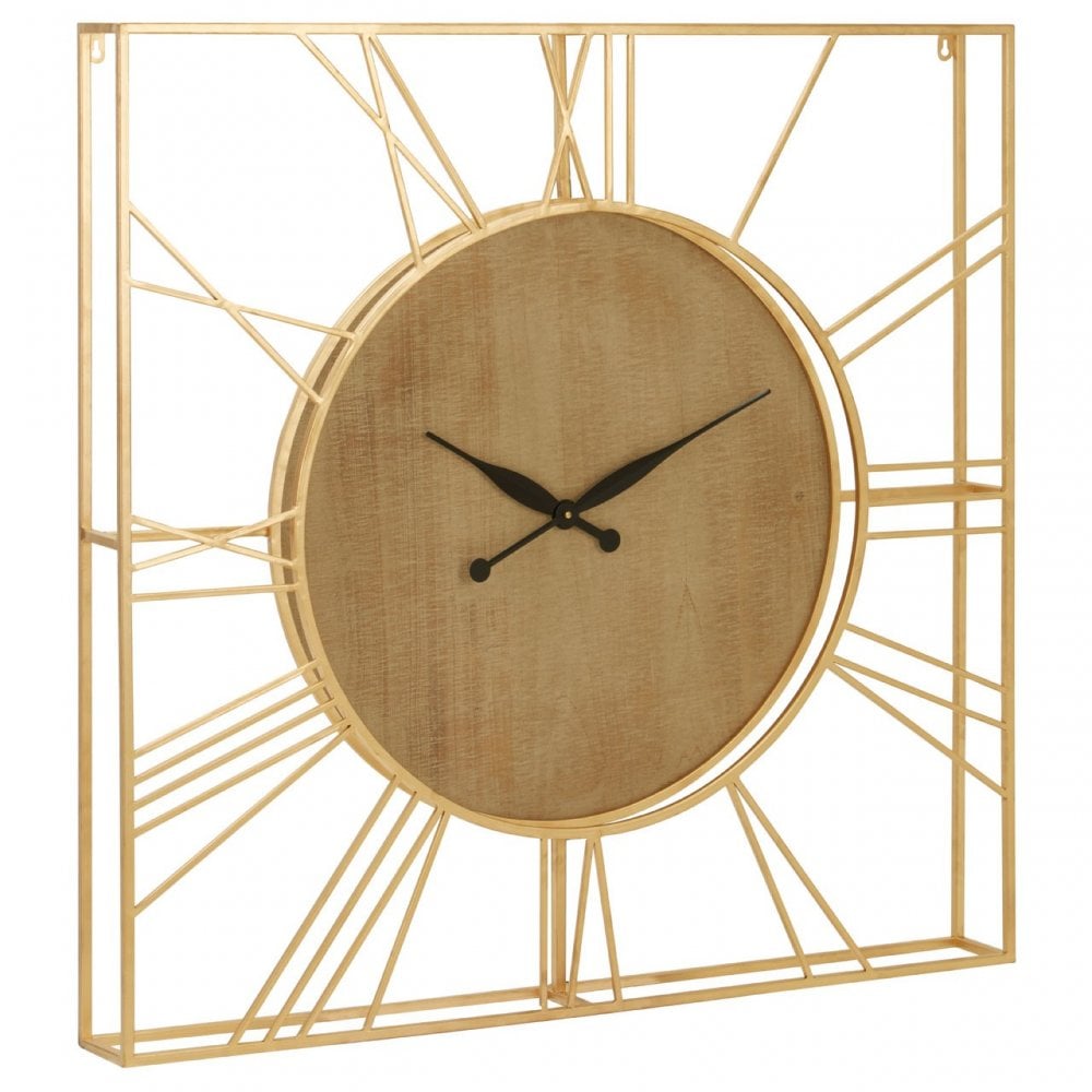 Yaxi Wall Clock Gold