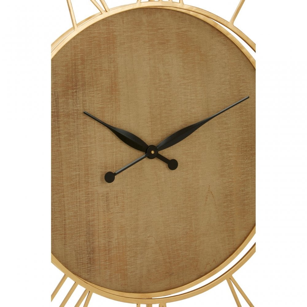 Yaxi Wall Clock Gold