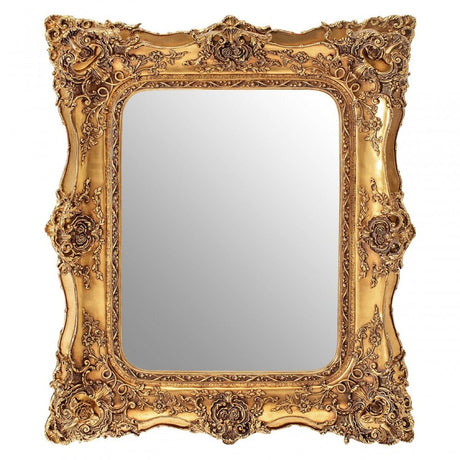 LaMon LaMon Marseille Gold Bevelled Edge Wall Mirror Gold