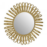 Duchess Multi Ring Design Wall Mirror Gold