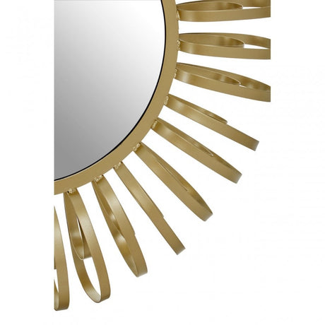 Duchess Multi Ring Design Wall Mirror Gold