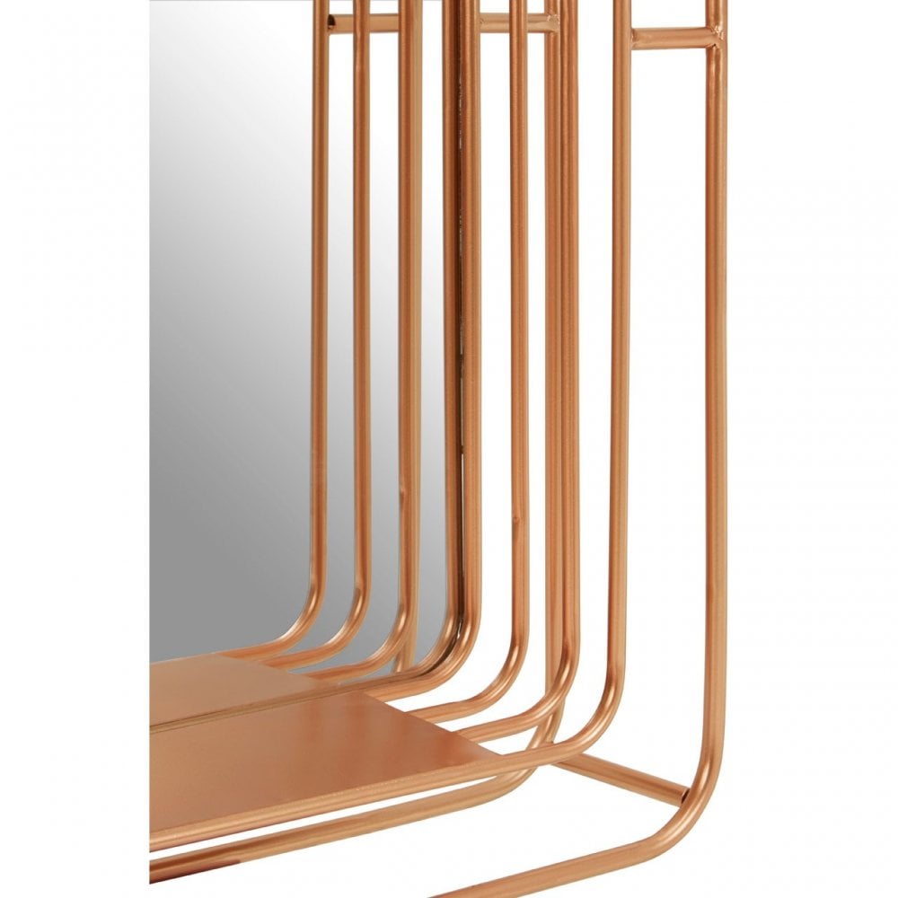 Yaxi Mirror Faux Champagne Gold Foil Gold