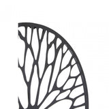 Duchess Large Floral Design Wall Art Black