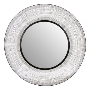 Duchess Circular Wall Mirror Black