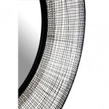 Duchess Circular Wall Mirror Black