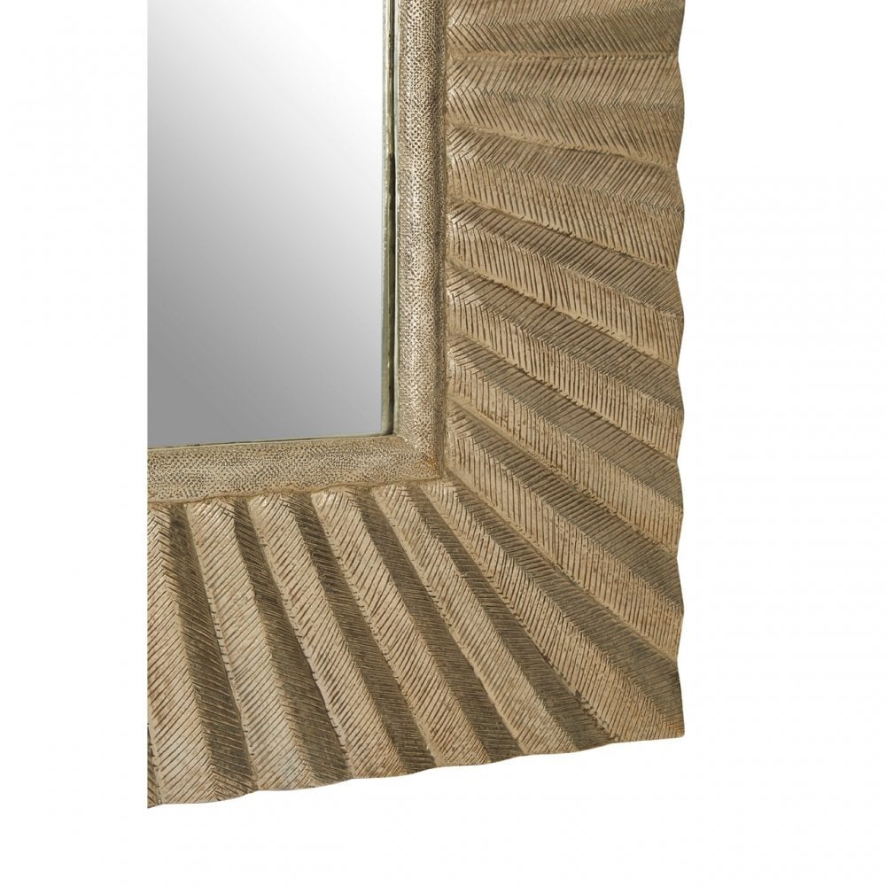 Temper Square Wall Mirror Silver