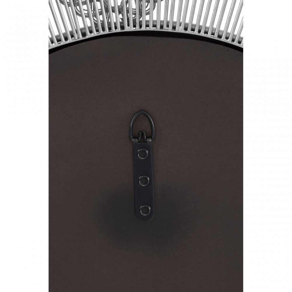 Hamish Floral Effect Wall Mirror Silver