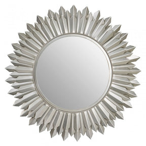 Hamish Sunburst Wall Mirror Silver
