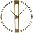 Beauly Gold Metal Wall Clock Gold