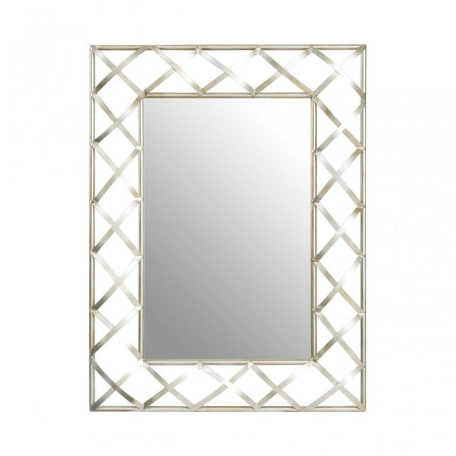 Rubia Wall Mirror Silver