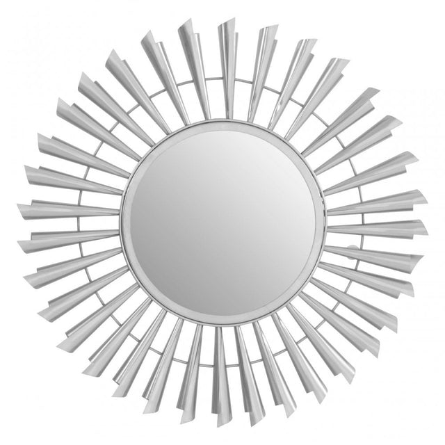 Hamish Sunburst Effect Wall Mirror Silver