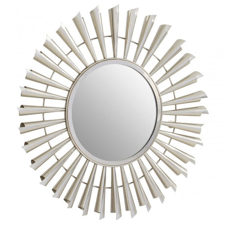 Hamish Sunburst Effect Wall Mirror Silver