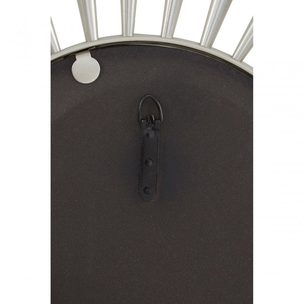 Hamish Sunburst Effect Wall Mirror Silver