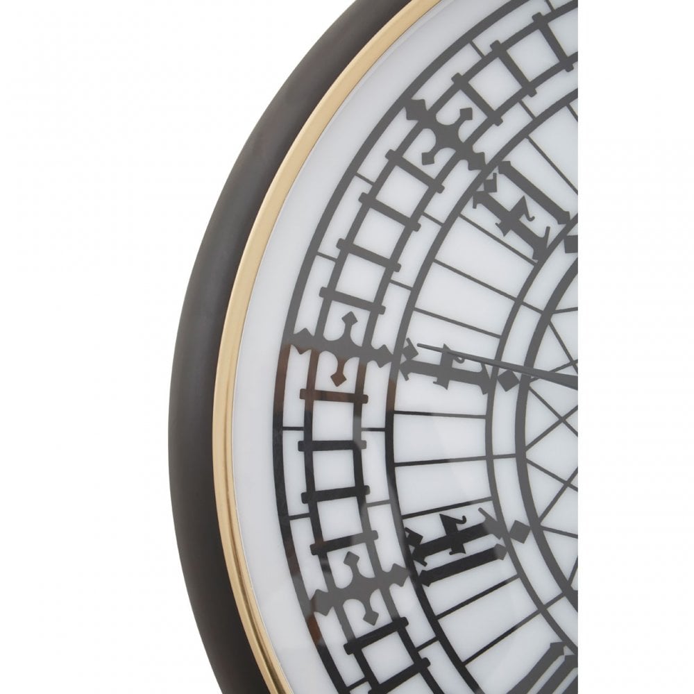 Geoi Wall Clock Black