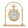 Hampstead Small Round Mantel Clock Gold