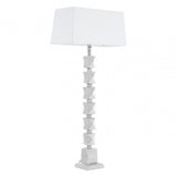 Macey Faceted Table Lamp Silver