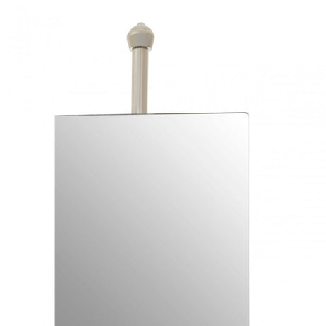 Tuskin Rectangular Mirror Silver