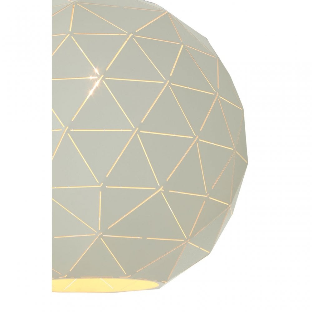 Geoi Small White Pendant Light White