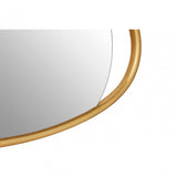 Ximi Large Oval Wall Mirror Brown