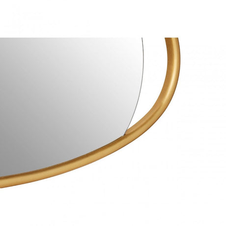 Ximi Large Oval Wall Mirror Brown
