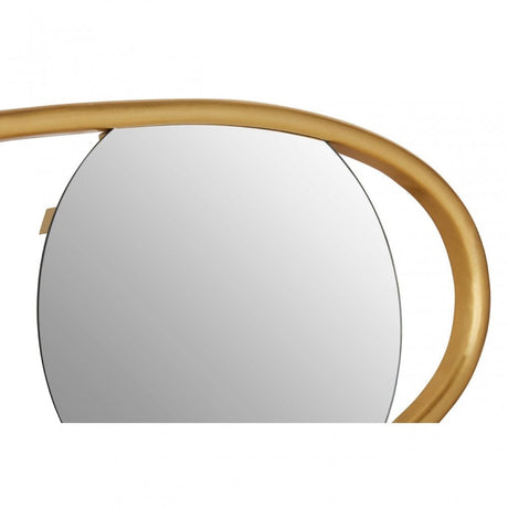 Ximi Large Oval Wall Mirror Brown