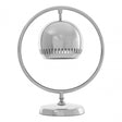 Macon Circle Table Lamp Silver