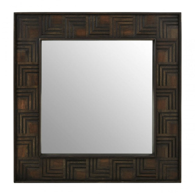 Surat Wall Mirror Brown