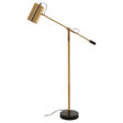 Mano Black andAmp; Gold Floor Lamp Black