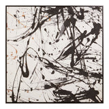 Astratto Black / White Wall Art Black