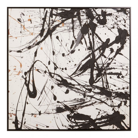 Astratto Black / White Wall Art Black