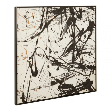 Astratto Black / White Wall Art Black