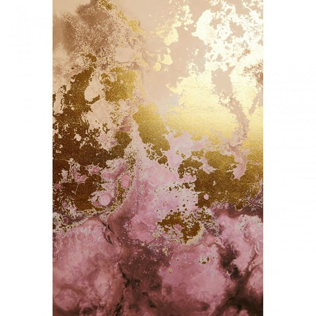 Astratto Cream / Mauve Wall Art Cream