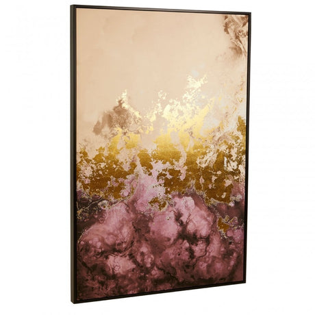 Astratto Cream / Mauve Wall Art Cream