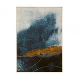Mourie Blue / Gold Wall Art Blue
