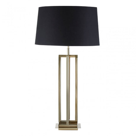 Dankel Gold Finish Rectangular Table Lamp Gold