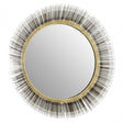 Hamish Brass Finish Iron Wall Mirror Brass