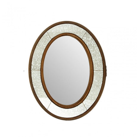 Bingley Oval Wall Mirror Brown