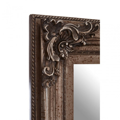 Antoinette Antique Silver Wall Mirror Silver