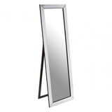 Emma Floor Standing Mirror Silver