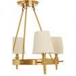 Zina 6 Arm Ceiling Light Copper