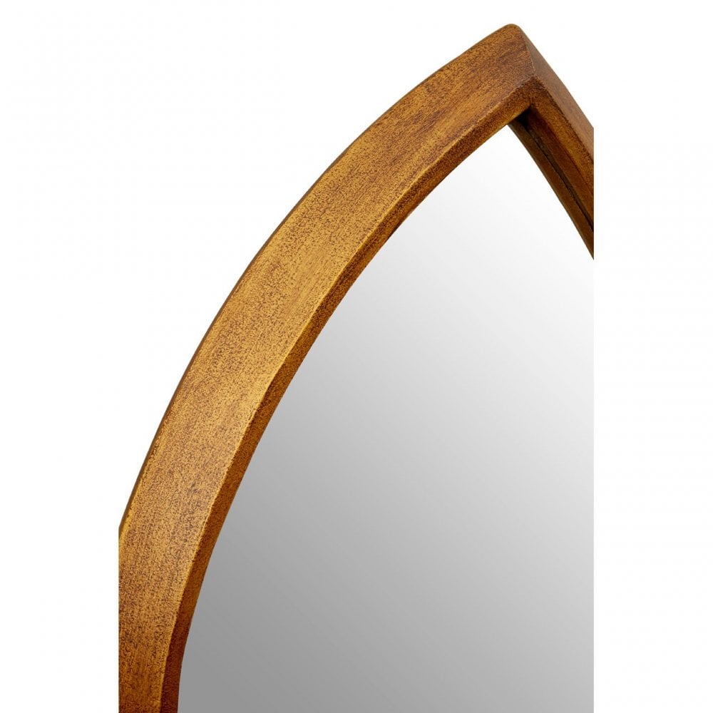 Teardrop Wall Mirror Gold
