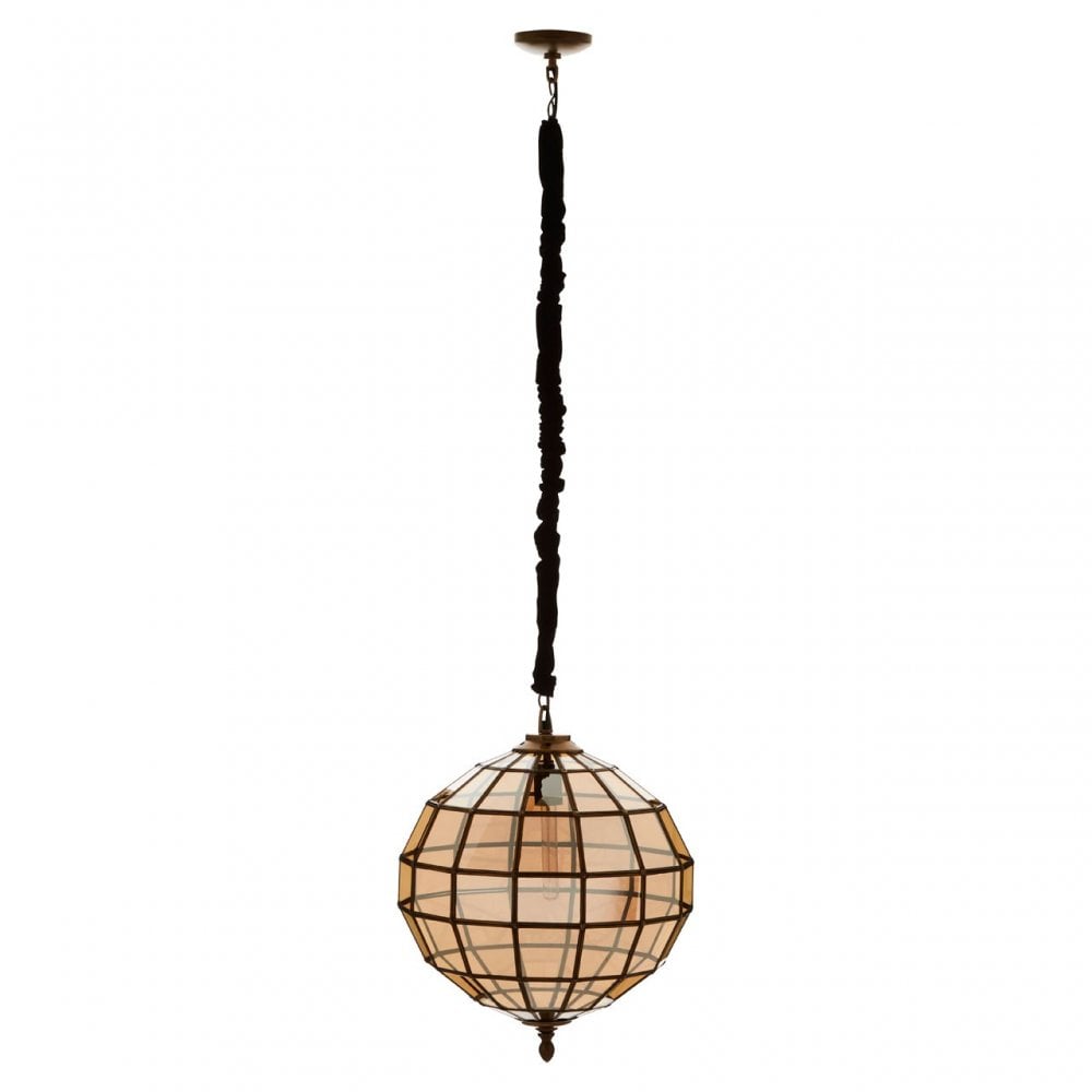 Calida Large Pendant Light Brass